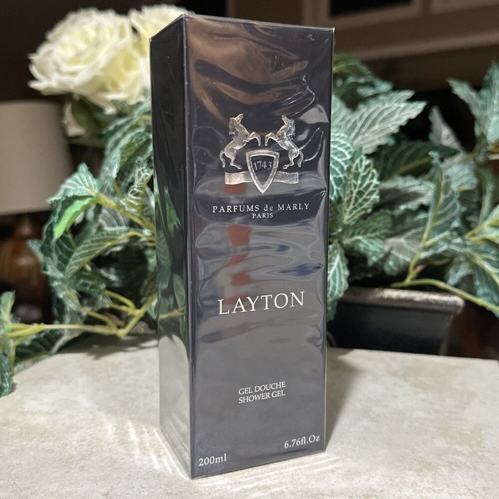 Parfums de Marly *LAYTON* SHOWER GEL FOR MEN  6.7fl.oz. NIB Sealed!